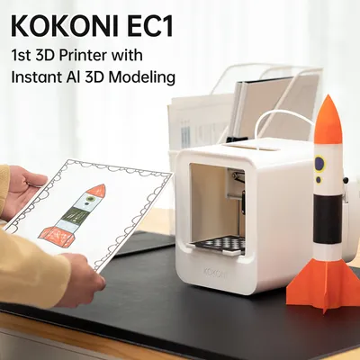 KOKONI EC1 3D Printer FDM Mini Smart Printing Machine with Removable Magnetic Printing Bed Auto