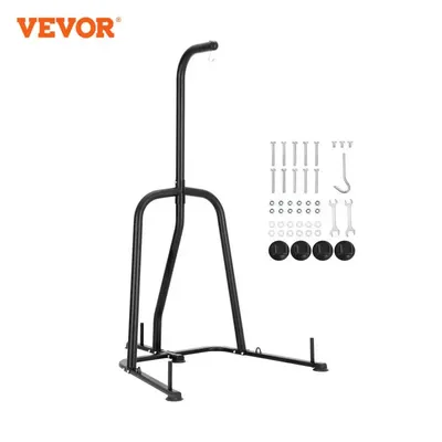 VEVOR Steel Heavy Duty Workout Equipment, Boxing Punching Bag Stand Freestanding Sandbag Rack