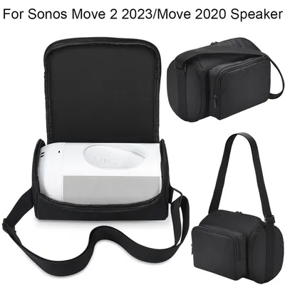 Carrying Case for Sonos Move 2 2023/Move 2020 Speaker Travel Protective Case Anti Scratch Portable