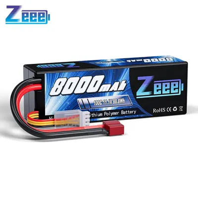 Zeee Lipo 3S 8000mAh Battery 11.1V 100C with Deans Plug for RC Car Lipo Battery Truck RC FPV Drone