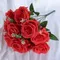 1 Bouquet 9 Heads Artificial Rose Flowers Silk Fake Flower flores for DIY Home Garden Wedding