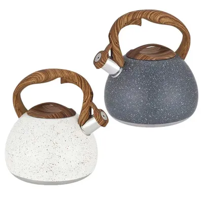 Whistling Tea Kettle Stainless Steel Teapot for Stove Top 3L Induction Cookers Electric Ceramic