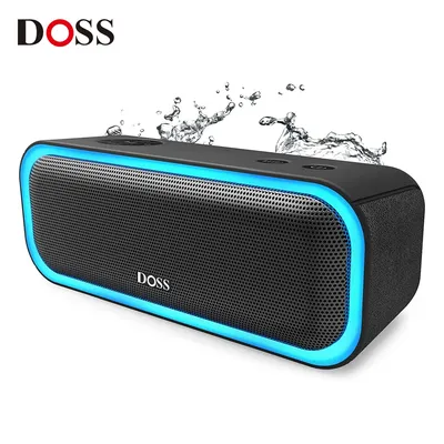 DOSS Wireless Speaker Bluetooth 5.0 SoundBox Pro Powerful 20W Stereo Sound Extra Bass Sound Box TWS