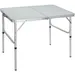 XMSJ Aluminum Camping Table 3 Foot, Adjustable Height Lightweight,White 36 x 24 inch Portable