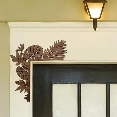 Door Topper Decor Hummingbird Design Door Frame Decoration Front Door Elegance Corner Door Frame