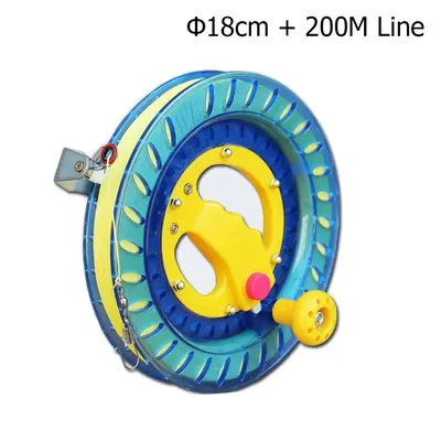 Professional Kite Line Winder Winding Reel Grip Wheel + String Flying Tools & Lock Kites for Adults