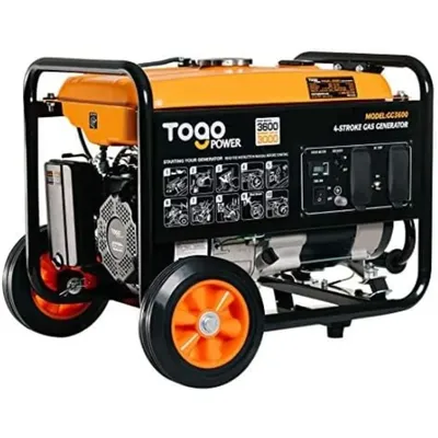 Portable Generator, 3600 Peak Watts 120 Volts Industrial Inverter Gasoline Powered-Power Station for