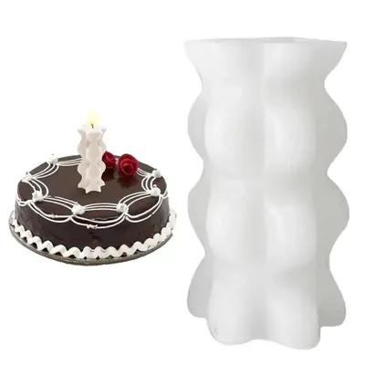 Twirl Candle Molds Wave Clay Resin Mould Cupcake Gum Paste Decorating Mold Resin Epoxy Molds