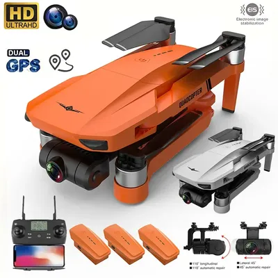 KF102 GPS Drone 4K Professional Dual HD Camera 2-Axis Gimbal Optical Flow WIFI FPV Photography