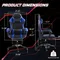 Ergonomic Gaming Chair W/Footrest PU Leather Video Game Chairs for Adults Reclining Gamer Chair