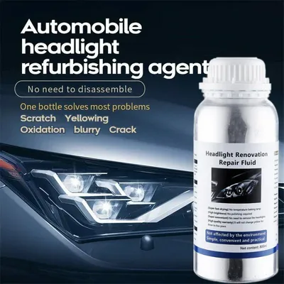 800ML Car Headlights Polishing Renovation Repair Car Headlight Liquid Polymer Polish Restoration