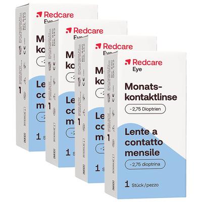 Redcare Monatslinse -2,75 4-er Set 4x1 St Kontaktlinsen Image