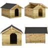 Niche de jardin avec toit ouvrant en bois de pin imprégné - niche pour chien - niches pour chien