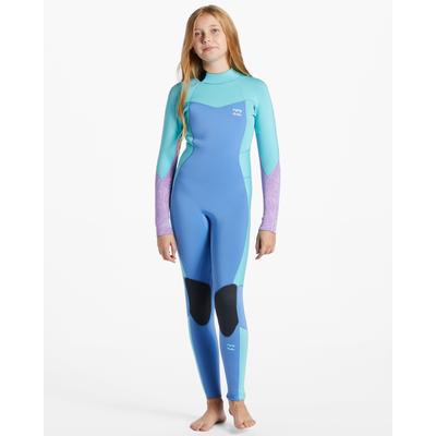 Neoprenanzug BILLABONG "4/3mm Synergy" Gr. 8, blau (ocean dream) Kinder Sportanzüge