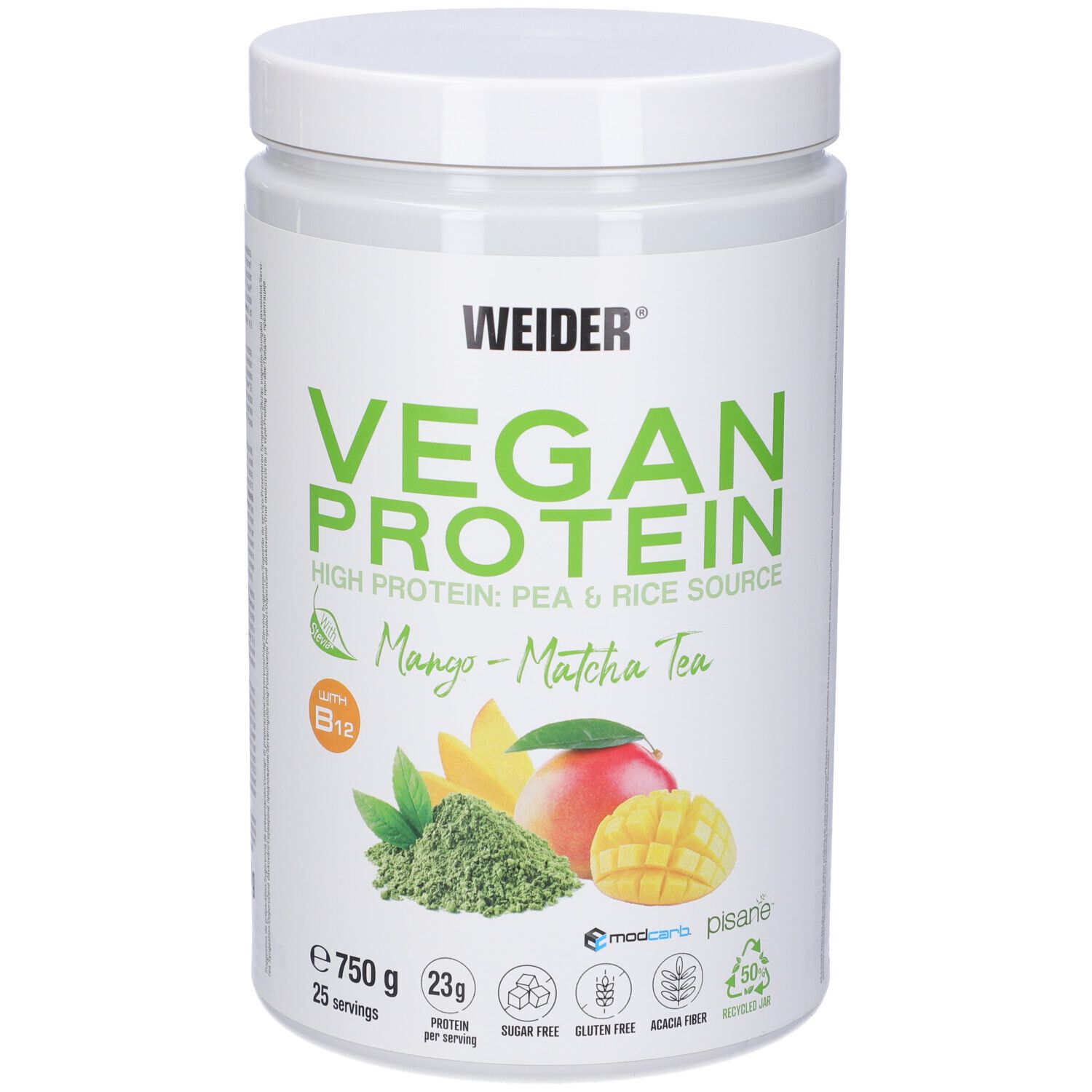 Weider Vegan Protein Mango 750 G g Polvere per soluzione orale