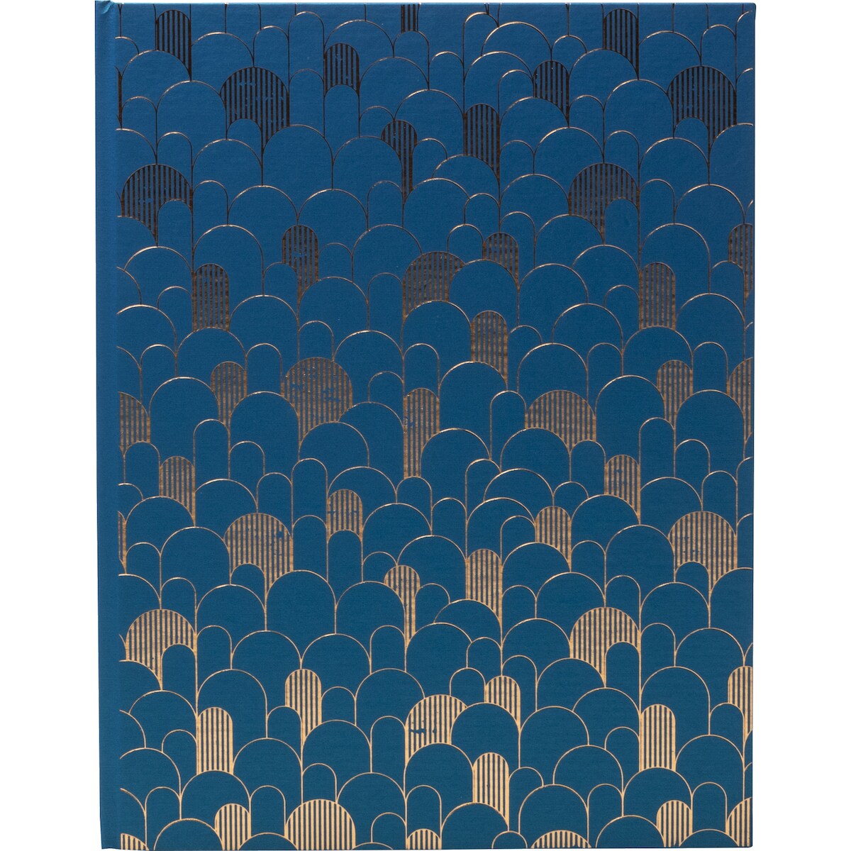 Exacompta 47986E Gästebuch, 100 Seiten, Goldschnitt, Néo Déco - Bleu de France Image