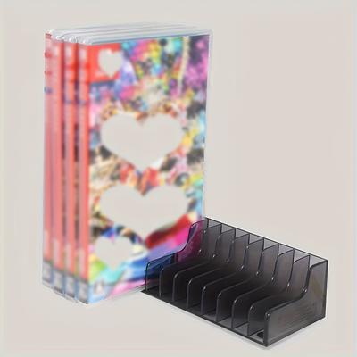 TEMU 2pcs Game Storage Rack Compatible With Switch Game Card Sleeve, Suitable For Switch Game Display Rack That Holds Up To 24 Game Boxes