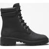 Winterstiefel TIMBERLAND "CORTINA VALLEY MID LACE UP WATERPROOF BOOT", Gr. 38,5, schwarz, Leder, sportlich, Schuhe, Winterschuhe, Winterboots, Schnürboots, Schnürstiefel, wasserdicht