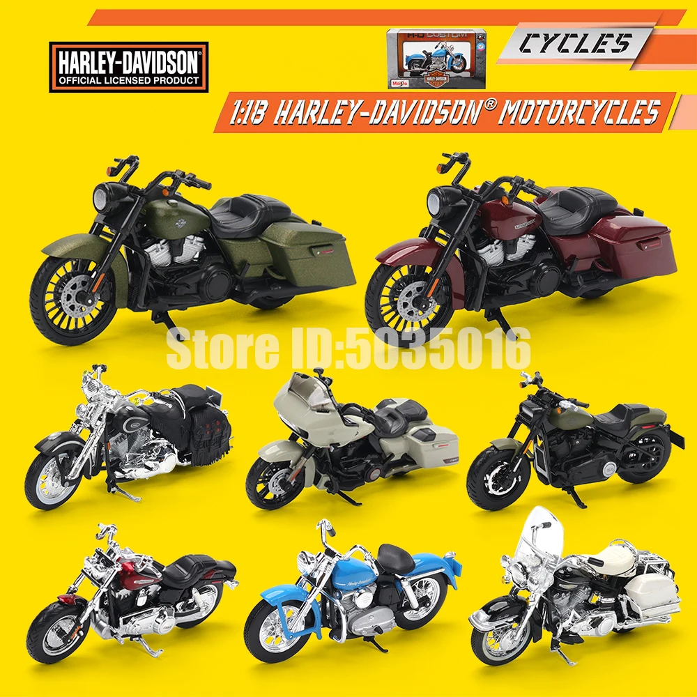 Maisto 1:18 Mehrere Stile Harley-Davidson Motorrad 2021 Pan America 1250 Legierung Motorrad Modell Spielzeugauto Sammlung