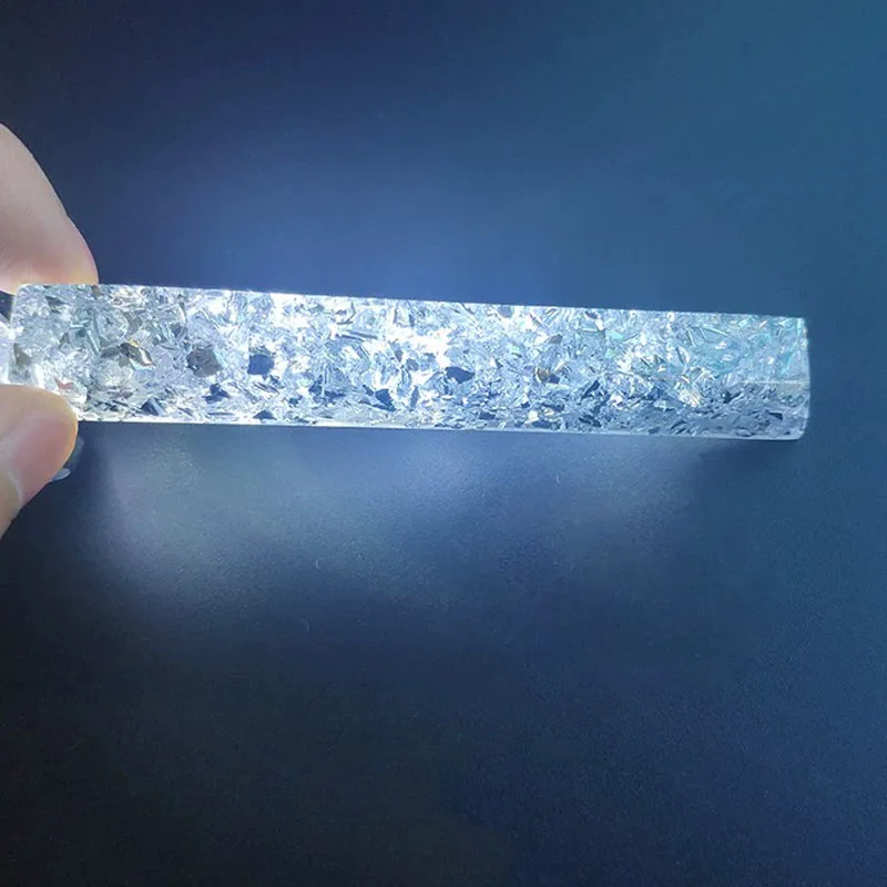 Anpassbare transparente Eiskristall-Tasten kappe esc r4 Eingangs-/Schalt raum leiste Querachse mechanische Tastatur-Tasten kappe Image