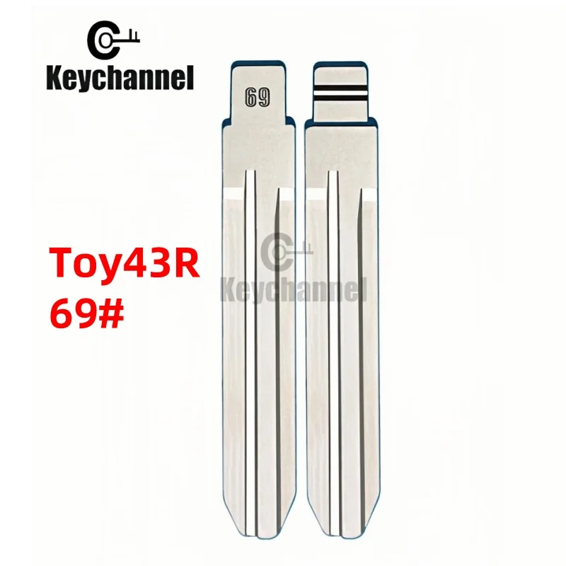 10 teile/los Auto Flip Key Blade Lishi Toy43r Kd Schlüssel leer 69 # für Subaru Förster Impreza Suzuki Chevrolet für Keydiy Xhorse Fernbedienung Image