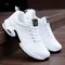 YRZL Running Shoes Ladies Breathable Sneakers Summer Light Mesh Air Cushion Women's Sports Shoes Outdoor Lace Up Training Shoes