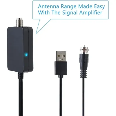 36dB Signal Amplifier Antenna Booster Tuner 200Mile Digital Indoor HDTV Antenna Satellite Receiver TV Antenna for DVB-T DVB-T2