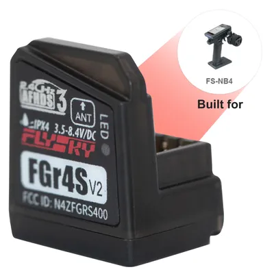 Flysky FGR4S V2 Receiver AFHDS 3 Built-in Single-Antenna Bidirectional PWM /PPM / IBUS Output