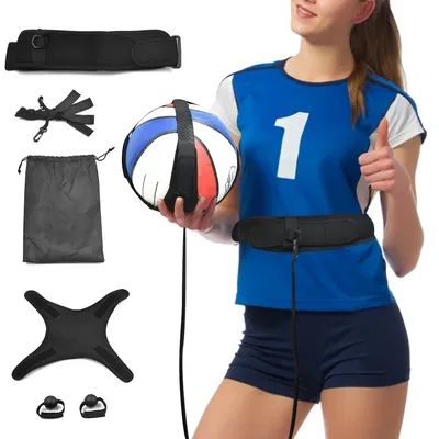 Volleyball Spike Trainer Adjustable Volleyball Training Aid One Size Fits for Most Balls Volleyball