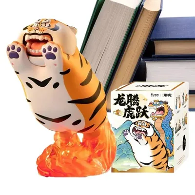 Cartoon Tiger Figure Tiger Figurine Cartoon Figure Miniature Model Cute Collectible Figurines Dragon