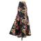 City Studio Formal Skirt: Black Floral Bottoms - Women