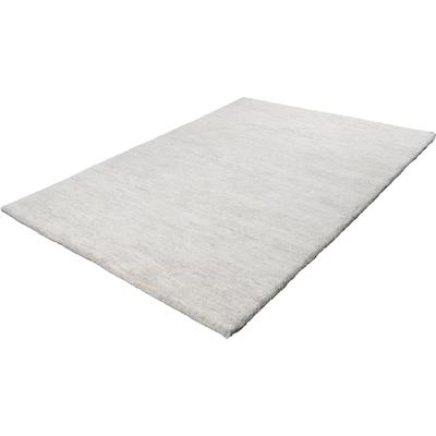 Wollteppich THEKO "Maloronga Uni", beige (natur grau), B:140cm H:24mm L:200cm, Wolle, Teppiche, echter Berber Teppich, reine Wolle, handgeknüpft Image