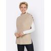 Pullunder "Pullunder", Damen, Gr. 46, beige (sand, meliert), 100% Baumwolle, B.C. BEST CONNECTIONS BY HEINE, unifarben, Pullover