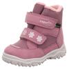 Winterboots SUPERFIT "HUSKY1 WMS: mittel", Kinder, Gr. 22, rosa (altrosa, rosé), Textil, casual, Schuhe, Snowboots mit wasserdichtem GORE TEX, Größenschablone zum Download