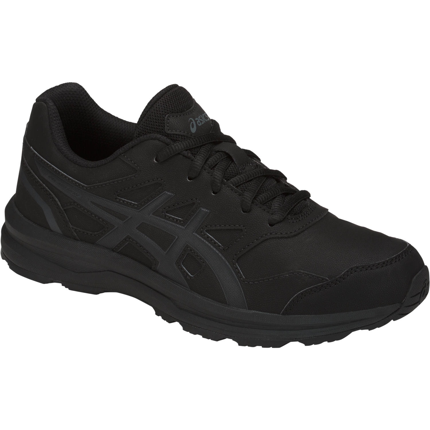 Walkingschuh ASICS "GEL-MISSION 3", Damen, Gr. 39,5, schwarz (schwarz, carbon, phantom), Synthetik, Textil, Schuhe Walkingschuh