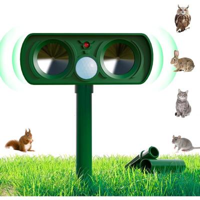 XVX - Solarbetriebener Ultraschall-Katzenvertreiber, Ultraschall-Tiervertreiber, wirksam gegen