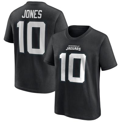 Jacksonville Jaguars Name und Nummer Grafik T-Shirt - Mac Jones 10 - Jugendliche Image