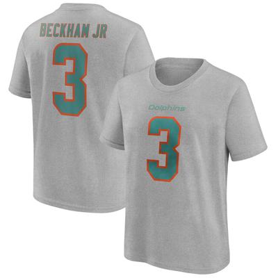 Miami Dolphins Name und Nummer Grafik T-Shirt - Odell Beckham Jr 3 - Jugendliche Image