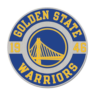 Golden State Warriors Runder Emaille-Pin-Abzeichen Image