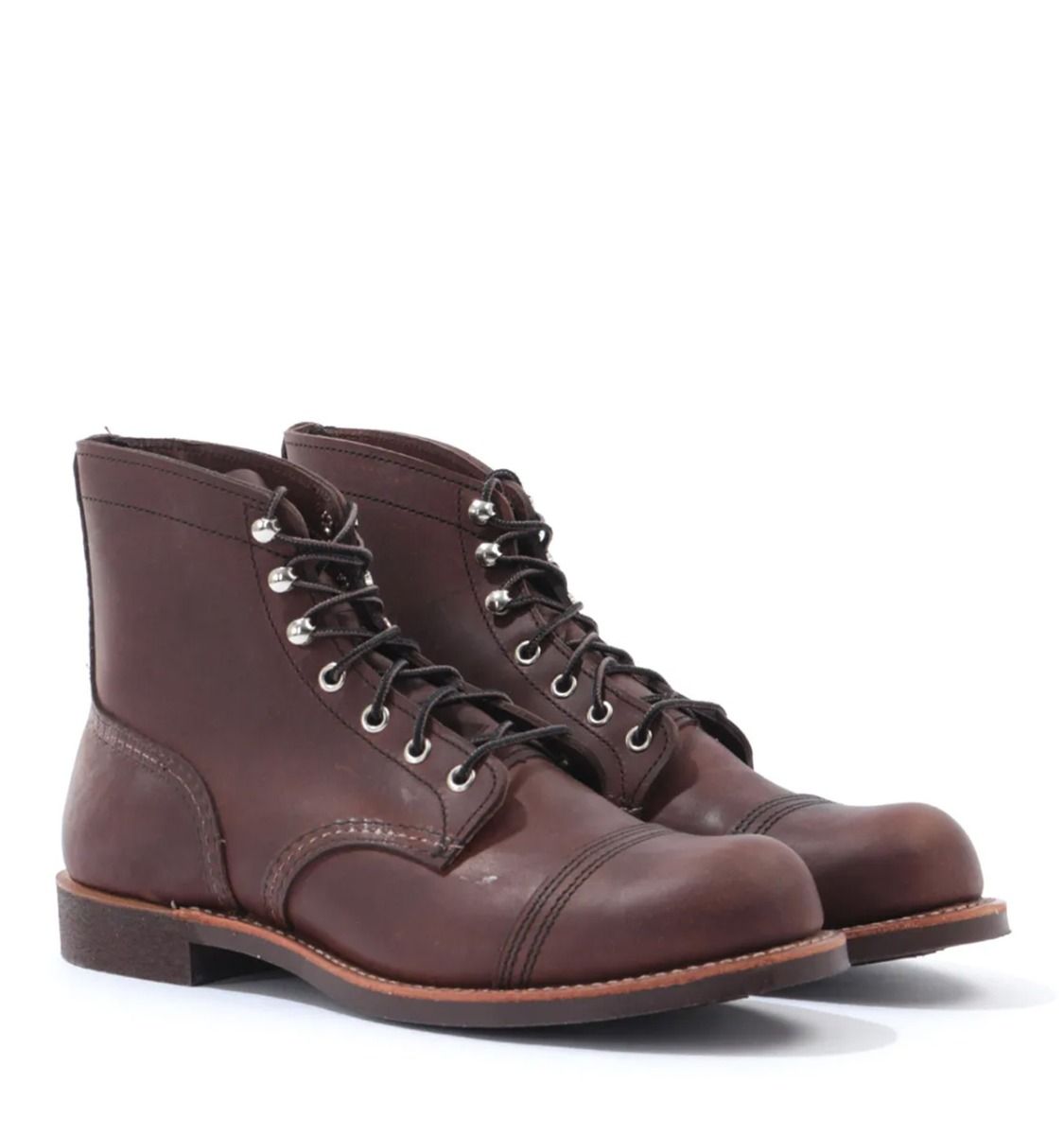 Red Wing Mens 8111 Iron Ranger Boots in Brown material_leather1 - Size UK 11 | Red Wing Sale | Discount Designer Brands