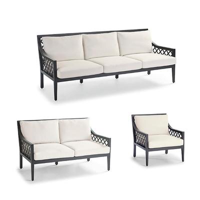 Bowery Seating Replacement Cushions - Lounge Chair, Solid, Cobalt Lounge Chair - Frontgate