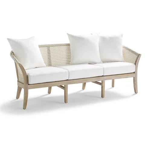 Tumlin Seating Replacement Cushions - Sofa, Stripe, Cara Stripe Cobalt - Frontgate