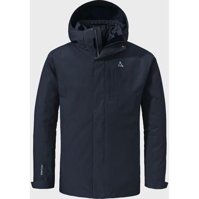 Doppeljacke SCHÖFFEL "Hiking 3in1 Jacket Style Tamina MNS", Herren, Gr. 56, blau (8820, blau), Aussenjacke Oberstoff : 100% Polyester Futter : 100% Polyester Futter Unteres Rückenteil: 100% Polyester, sportlich, regular fit, hoch geschlossener... Image