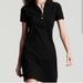 Burberry Dresses | Burberry Black Pique Polo T Shirt Dress Large | Color: Black/Tan | Size: L