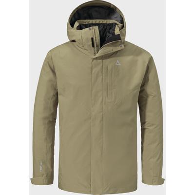 Doppeljacke SCHÖFFEL "Hiking 3in1 Jacket Style Tamina MNS", Herren, Gr. 50, braun (4725, braun), Aussenjacke Oberstoff : 100% Polyester Futter : 100% Polyester Futter Unteres Rückenteil: 100% Polyester, sportlich, regular fit, hoch geschlossener... Image
