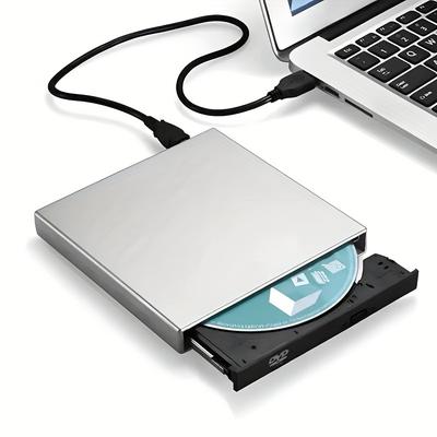 TEMU Usb 3.0 External Dvd Drive - High-speed Cd/dvd Player, Reader, Recorder, And Burner For Laptop And Computer - Plug And Play, Compatible With Windows And