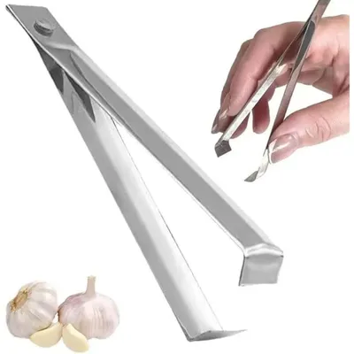 1Pcs Knoblauch Schäler Fisch knochen Pinzette Set Entfernen Knoblauch Haut Pinzette Werkzeug Küche Utility Gadgets Gemüse Werkzeuge