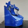 Laigzem Frauen Keile Sandalen 5cm Plattform 20cm steile High Heels Peep Toe Pumps Cosplay Fetisch Damenschuhe Frau große Größe 42 47