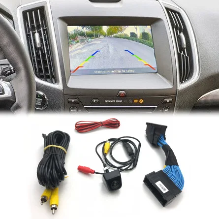 Vkauto hd rückfahr kamera für ford edge 2016 ~ 2019 für sony stereo hinzufügen aftermarket kamera kit hd ccd kamera c54 adapter kabel Image