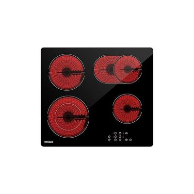 Wehimo - Domino Glaskeramikkochfeld 4 platten, 59cm,7200W, Einbaus Kochfelder Autark,9 Heizstufen, Image